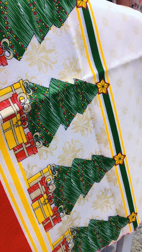 Toalha de Mesa Natal 4 Lugares 1.40X1.40