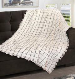 Manta Naturale Grid Palha