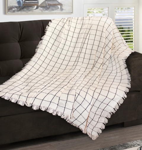 Manta Naturale Grid Palha