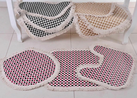 Jogo de Banheiro Gouvea 100% Algodão 3 Peças - comprar online