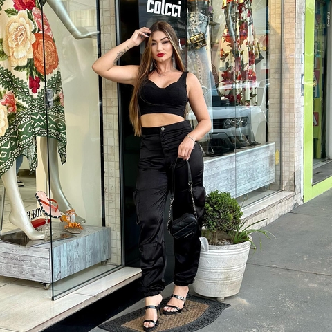 Calça Jogging Cintura Alta - LANÇA PERFUME