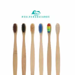Kit 3 Escovas ecológicas de bambu (Cores Sortidas) - comprar online