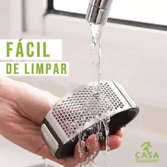 Espremedor Amassador Triturador De Alho Manual Inox - Casa Saudável na internet