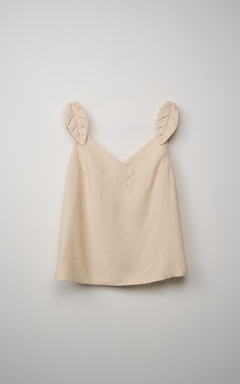 Regata Decote V Folhas Elise: na internet