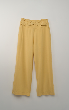 Calça de Alfaiataria com Detalhe de Folha Elise: na internet