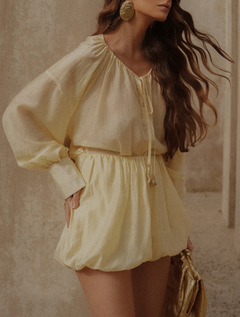 Imagem do Camisa com Amarração Frontal e Pendulicalhos Gazár Acqua