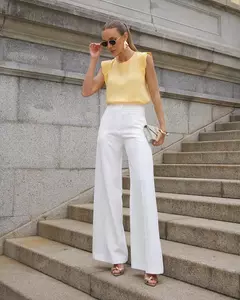 Calça Alfaiataria Pantalona Olga