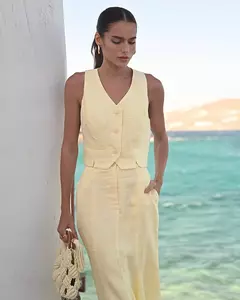 Colete Linho 100% - comprar online