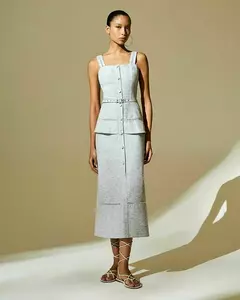 Vestido Alf Mescla C/Cinto - TAYLU