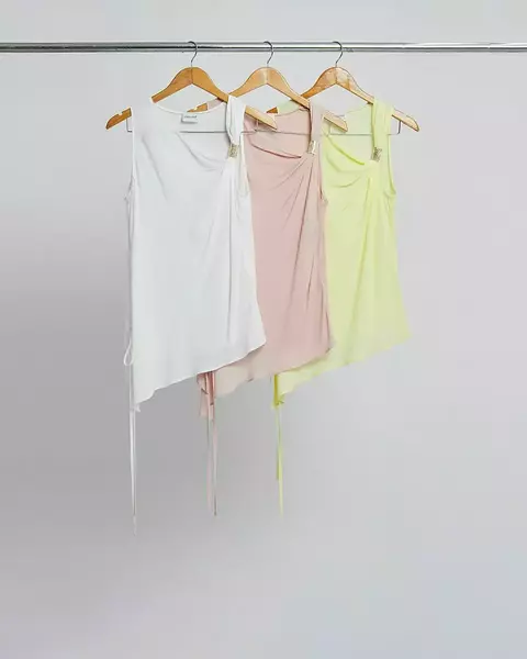 Regata Alongada Viscose Assimétrica KARMANI