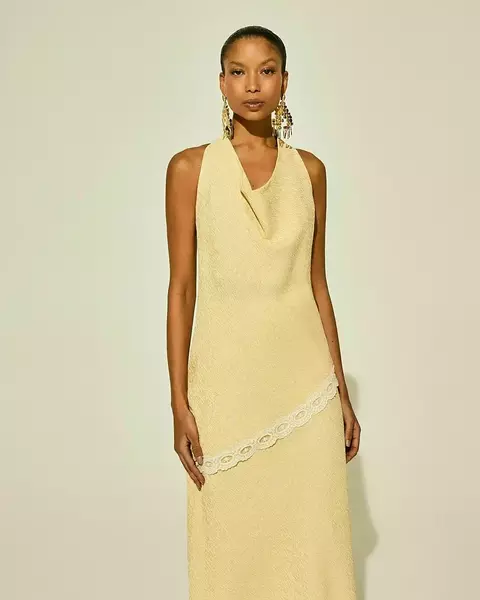 Regata Alongada Tricoline Listra Enrugada