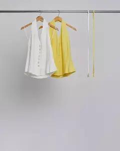 Colete Twill Bordado C/Cintinho - TAYLU