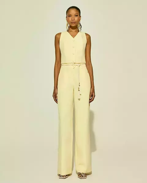 Calça Alf Reta De Cinto Cordão Tassel - comprar online