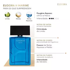 Eudora H Marine Desodorante Colônia 100ml - comprar online