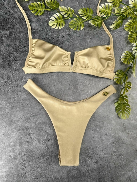Bikini en V Golden (nude)
