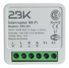 Imagen de Switch Interruptor Wifi 2bk Combinable Llave Externa X 3u