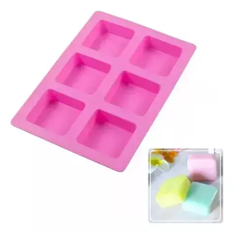 Molde De Silicona Para Jabones, Vela , Resina, Resposteria .