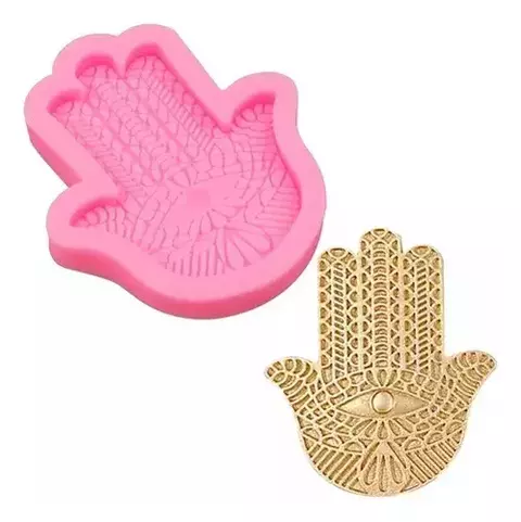 Molde Silicona Mini Mano De Fatima Ideal Porcelana, Resina