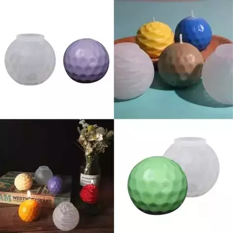 Molde De Silicona Esfera Especial Velas, Resina, Etc. - comprar online