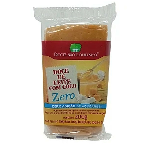 Doce de Leite com Coco Zero Massa SAO LOURENCO 200g