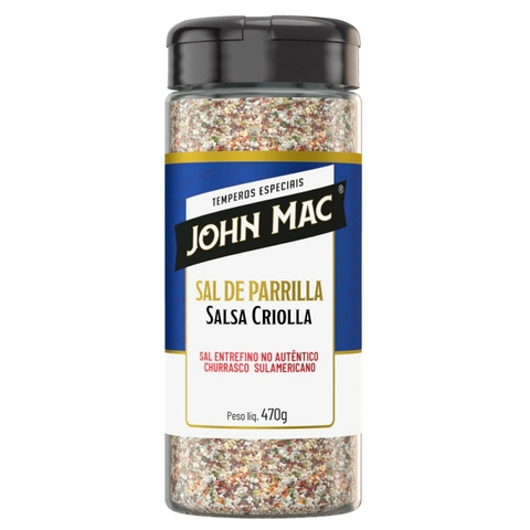 Sal de Parrilla Entrefino Salsa Criolla John Mc 470g
