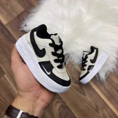 NIKE AIR FORCE - Bege com Preto