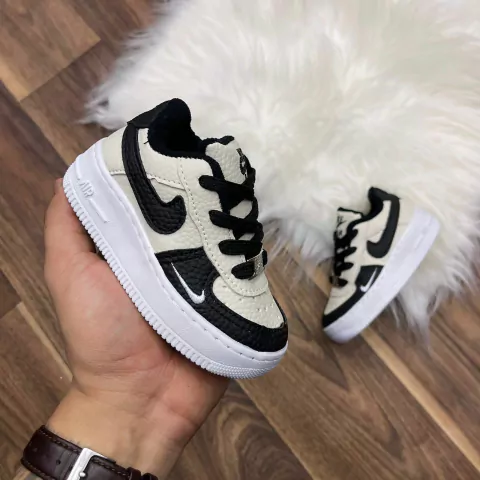 NIKE AIR FORCE - Bege com Preto