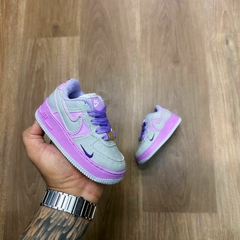 NIKE FORCE - Colorido Lilás com Rosa PREMIUM
