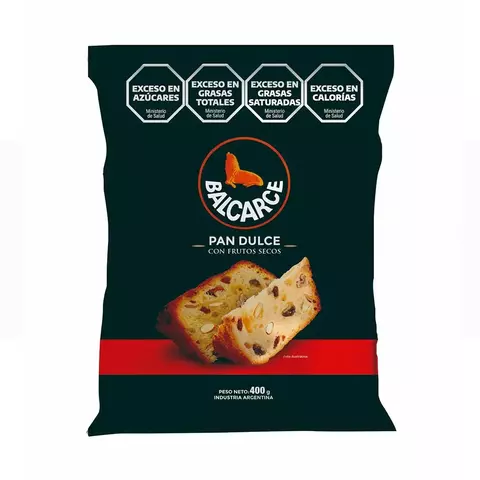 Balcarce pan dulce "frutos secos" 400 grs