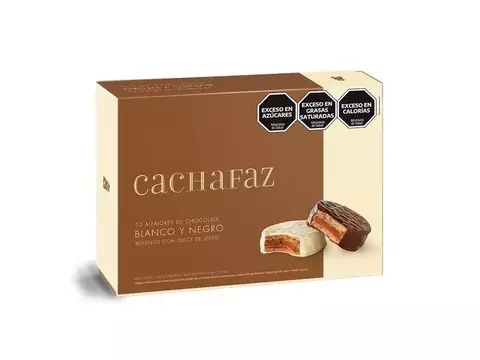 Cachafaz alfajores "Mixtos" 12 u
