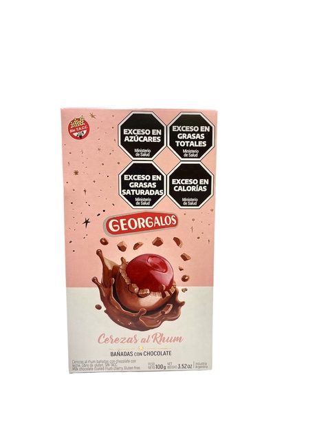 Georgalos "Cerezas al rhum" c/chocolate 100 grs