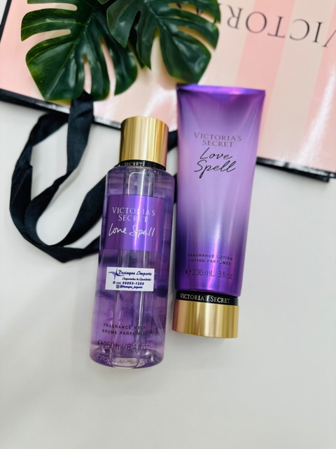 Kit Victoria’s Secret Love Spell (Hidratante e Colonia)