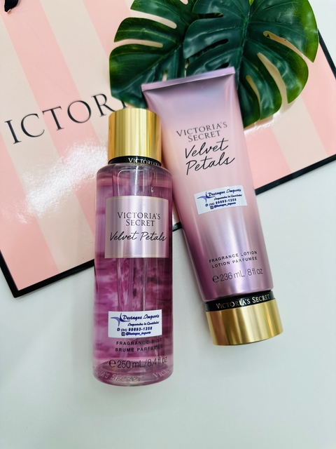 Kit Colonia e hidratante Velvet Petals