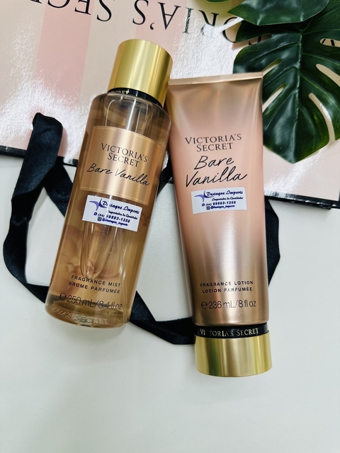 Kit Victoria’s Secret Bare Vanilla (colonia e Hidratante)