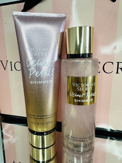 Kit Colonia e Hidratante Velvet Petals Shimmer