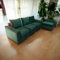 Sofá 3 cuerpos con camastro módulos de 70x85 cm - El Edén