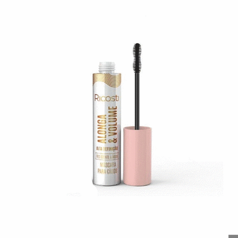 Máscara Para Cílios Alonga e Volume Alta Definição Ricosti 4ml
