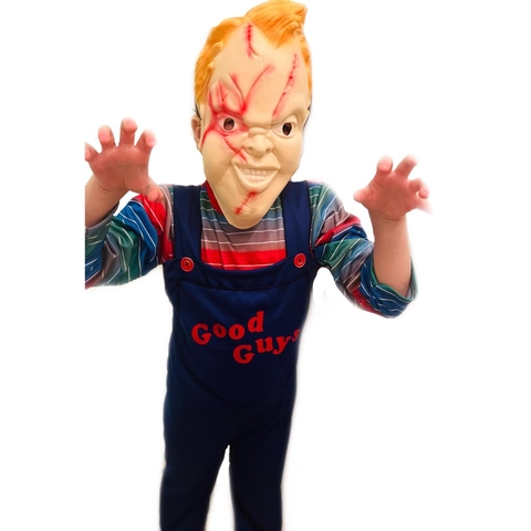Disfraz Halloween Chucky con máscara o careta