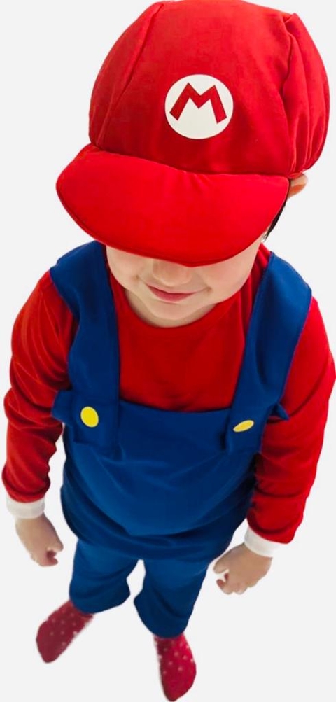 Disfraz de Mario Bros para nenes excelente calidad