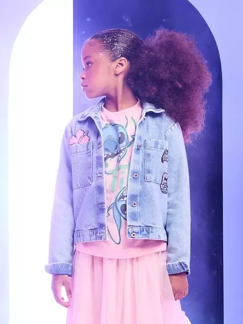 Jaqueta Jeans com Patch do Stitch - comprar online