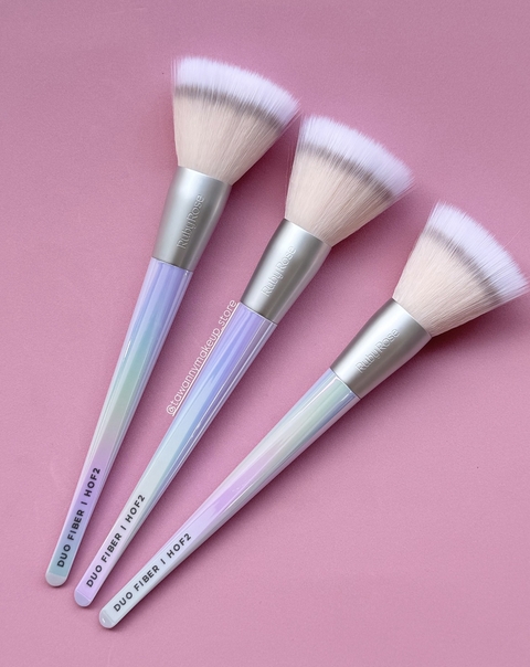 Pincel Duo Fiber Holographic Hbhof2 Rubyrose