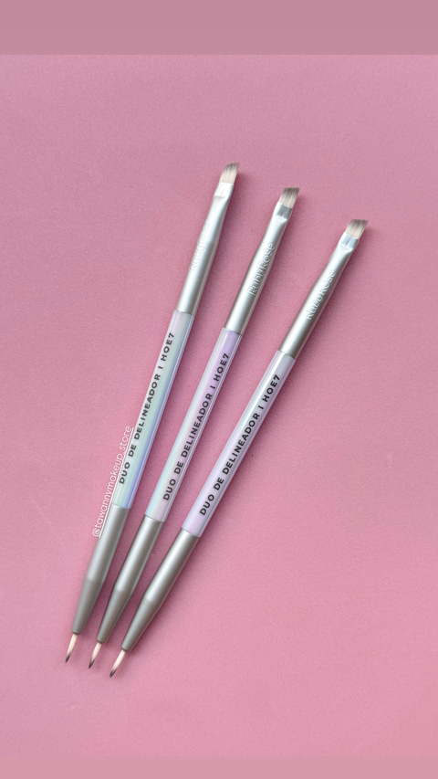 Pincel Duo de Delineador Holographic - HBHOE7 - Ruby Rose
