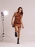 Vestido Xote Marrom - comprar online