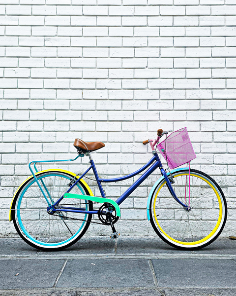 Azul Tornado Bicicleta Clásica con Accesorios - comprar en línea