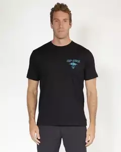 CAMISETA RIP CURL FADE OUT ICON PRETO na internet