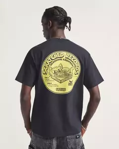 CAMISETA VANS SCRATCHED RECORDS SS PRETO - Board World