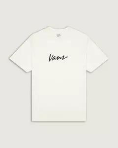 CAMISETA VANS CLASSIC SCRIPT BRANCA - Board World