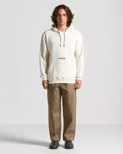 MOLETOM VOLCOM CANGURU SIGNATURE OFF WHITE na internet