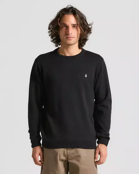 TRICOT VOLCOM CLASSIC STONE PRETO - comprar online