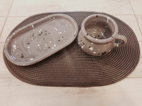 INDIVIDUAL OVAL NEGRO